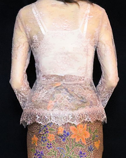 Naked Rose Peplum Kebaya
