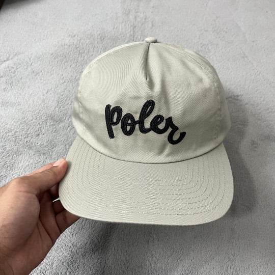Poler Script Hat - Cream