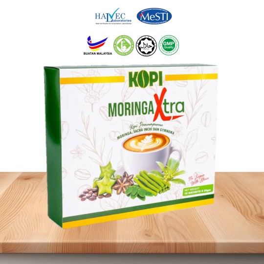 Kopi Moringa Xtra - Pracampuran Moringa + Sacha Inchi + Gymnema