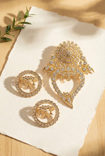 SET BROOCH MAHSURI - 3 IN 1