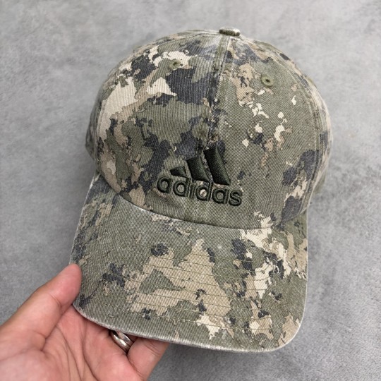 Adidas Green Camo Dad Hat