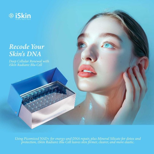 iSkin Radianz Blu Cell With NAD+ Glutathione