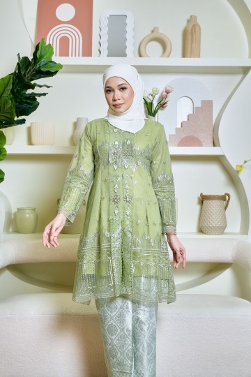Ameena Kurung (Green)