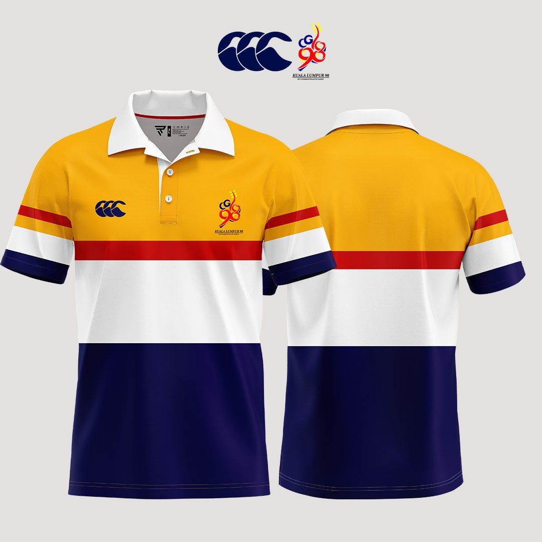 JERSEY RUGBY SUKOM 1998 COLLAR DESIGN B
