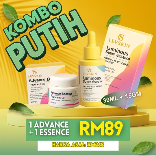KOMBO PUTIH ADVANCE BOOSTER + SUPER SERUM