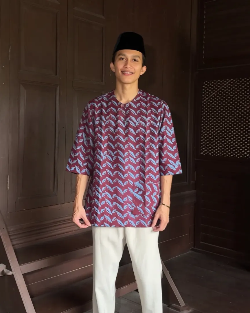 KURTA BATIK ATMA [A01 MAROON]