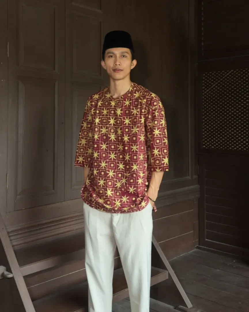 KURTA BATIK ATMA  [A03 LIGHT MUSTARD]