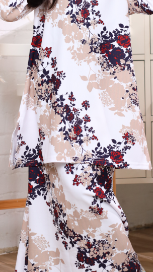 READY STOCK KURUNG KIDS RAYA 2024 WHITE