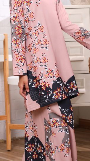 READY STOCK KURUNG KIDS RAYA 2024 PINK