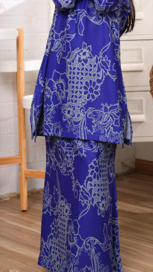 READY STOCK KURUNG KIDS RAYA 2024 BLUE