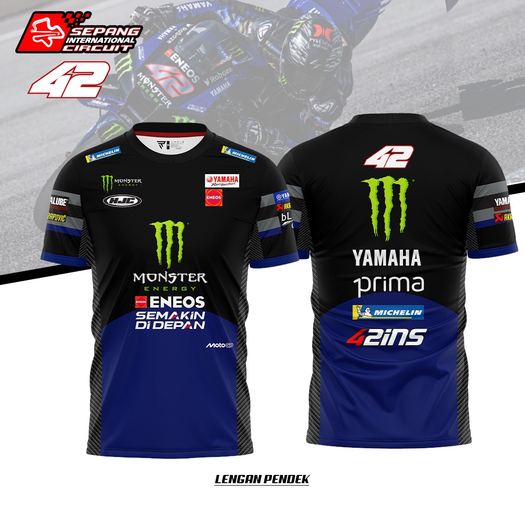 TSHIRT 42 ALEX RINS LENGAN PENDEK MOTOGP 2025