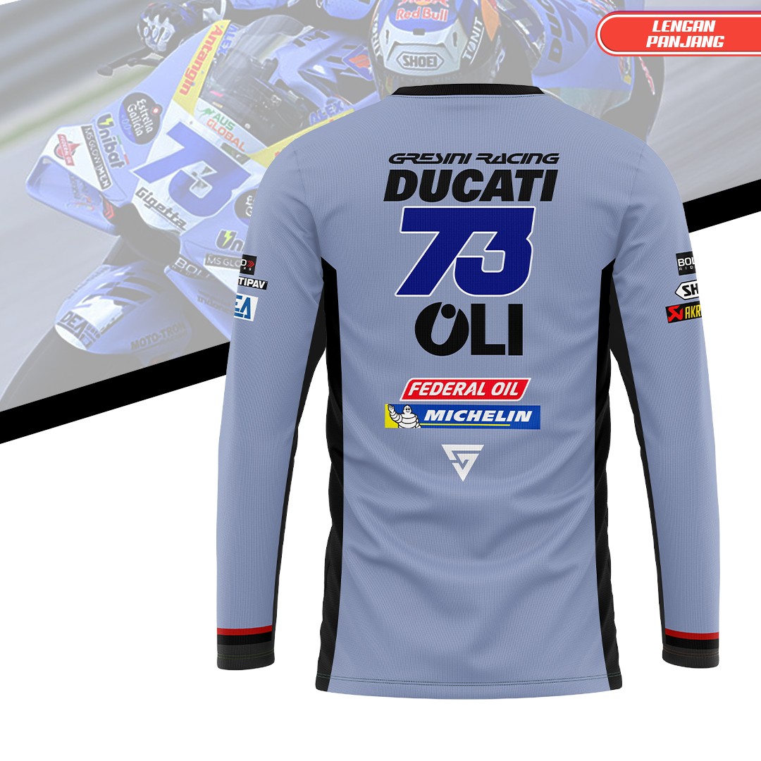 TSHIRT GRESINI 73 LENGAN PANJANG MOTOGP 2025