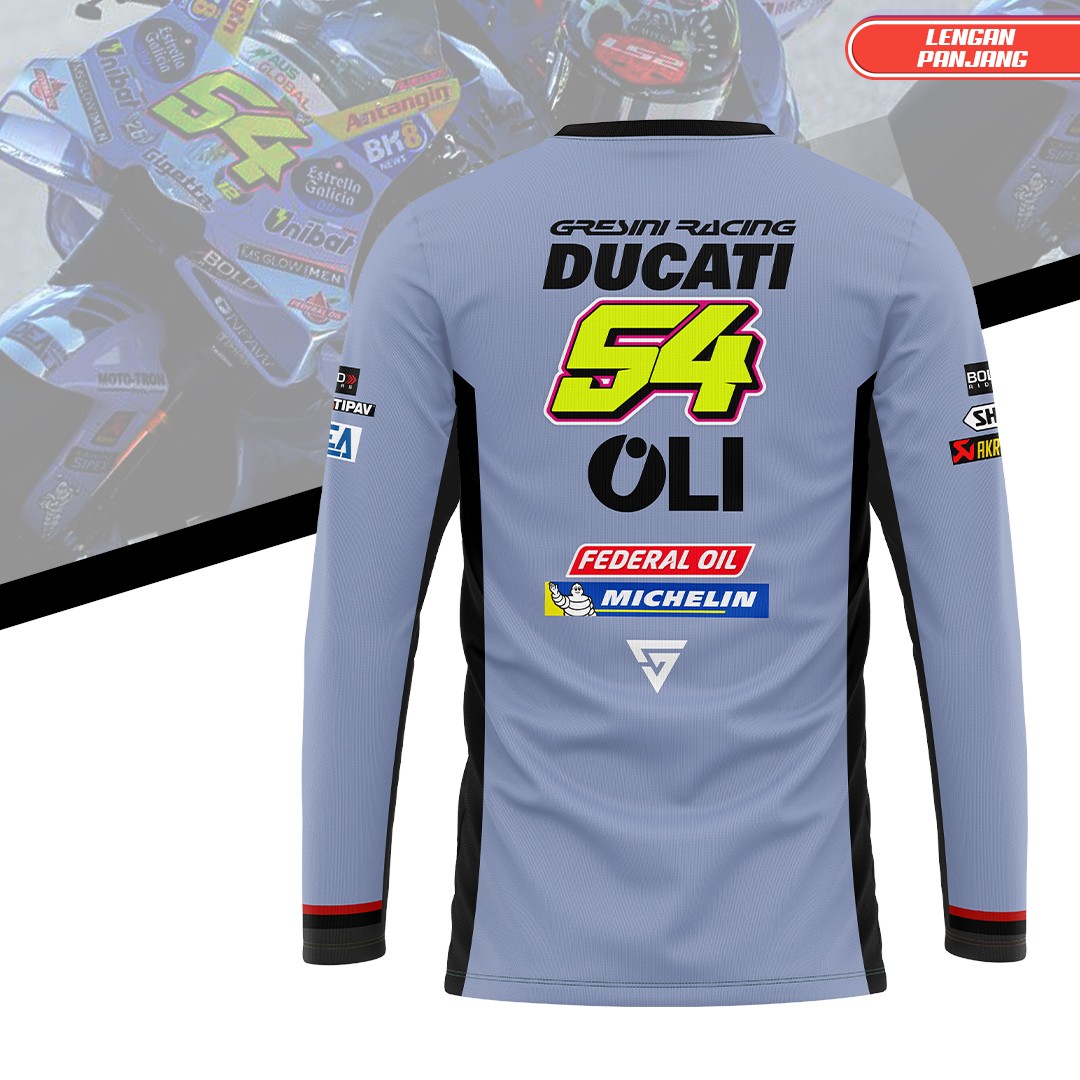 TSHIRT GRESINI 54 LENGAN PANJANG MOTOGP 2025