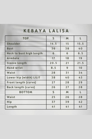 KEBAYA LALISA IN MS CRUELLA