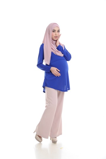 PLAIN BLOUSE ROYAL BLUE