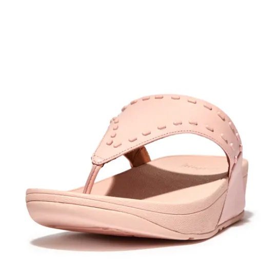 Fitflop ULU Rubber Stud Leather Toe-Post Sandal - Size UK5 Only