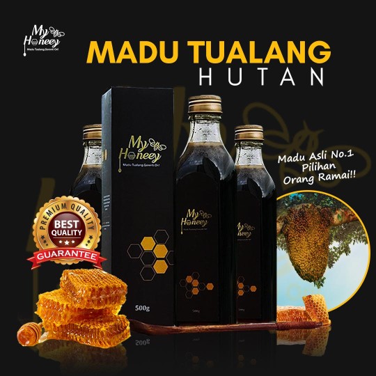 MY HONEEY - MADU TUALANG 100% ASLI DENGAN SIJIL KELULUSAN.