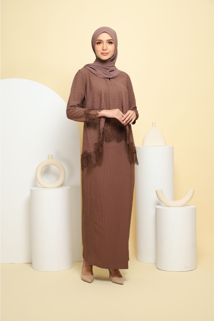 KEBAYA MAYA DARK BROWN - Image 3