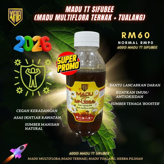 [PALING SEDAP!] MADU TT (Tualang RAW + Ternak)