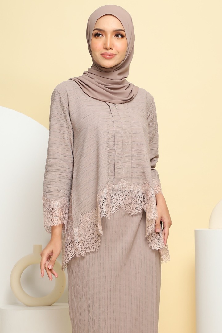 KEBAYA MAYA DARK KHAKI