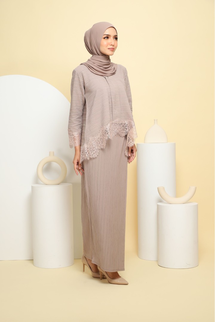 KEBAYA MAYA DARK KHAKI - Image 2