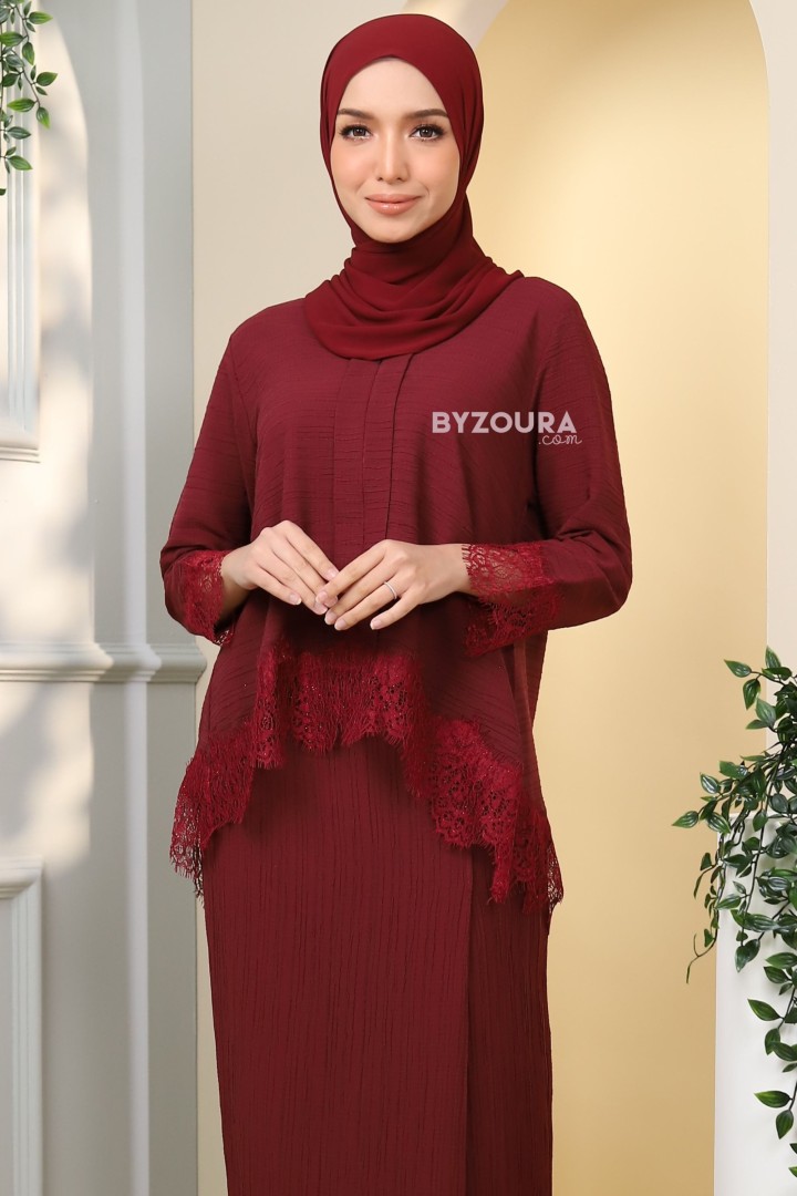 KEBAYA MAYA MAROON - Image 1