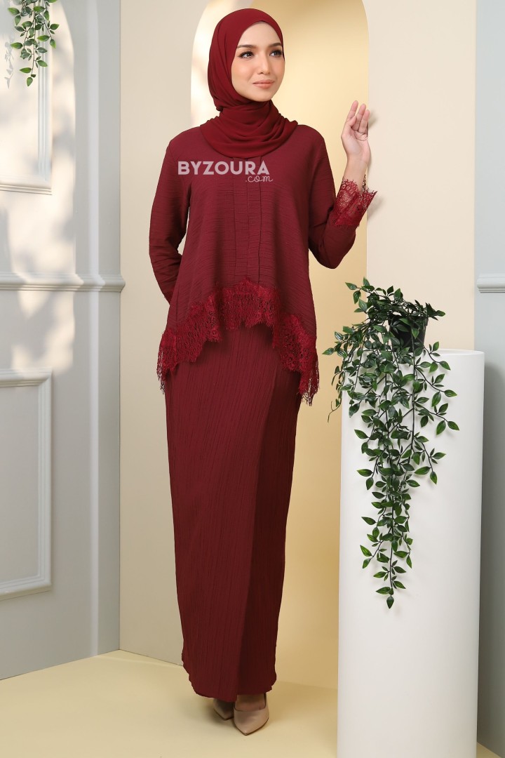 KEBAYA MAYA MAROON - Image 2