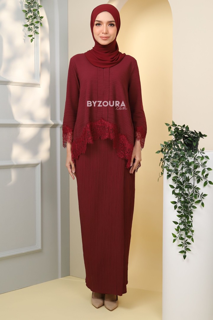 KEBAYA MAYA MAROON - Image 3