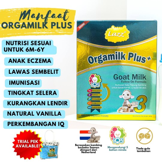 LAZZ ORGAMILK PLUS TRIAL PACK