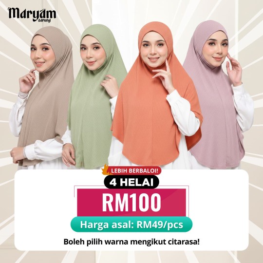 Maryam Sarung 4 Helai