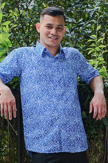 Moroccan Geo in Blue