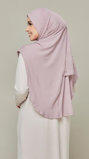 INSTANT SHAWL RAUDHAH DUSTY PINK