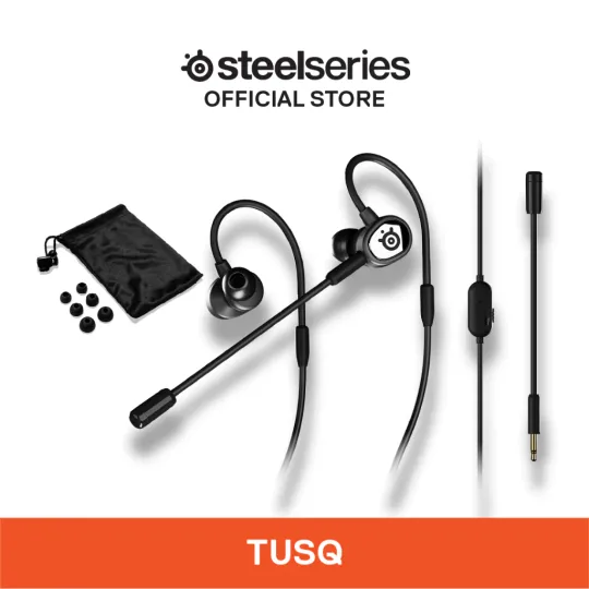 SteelSeries Tusq In-Ear Wired Mobile Flexible Gaming Headset 61650