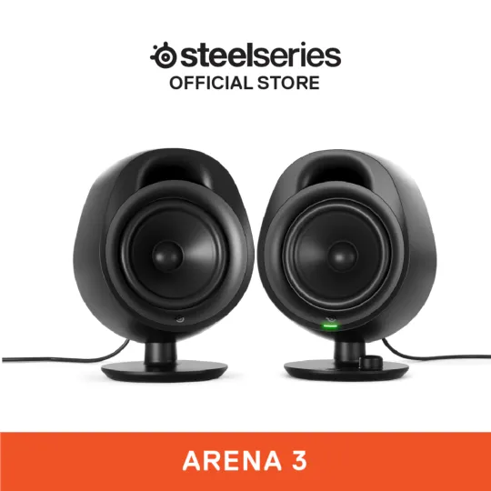 SteelSeries Arena 3 Wired Bluetooth Innovative Full-Range Gaming Speaker (4