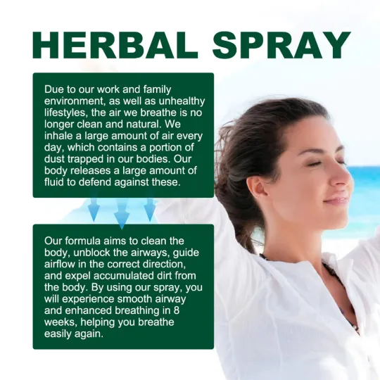 Natural Herbal Spray Lung Cleanser - 50% Discounts Today