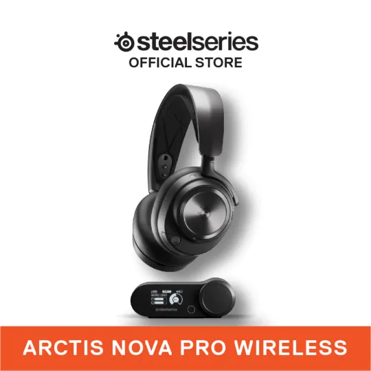 SteelSeries Arctis Nova Pro ANC Bluetooth Spatial Surround Wireless Gaming Headset 61520