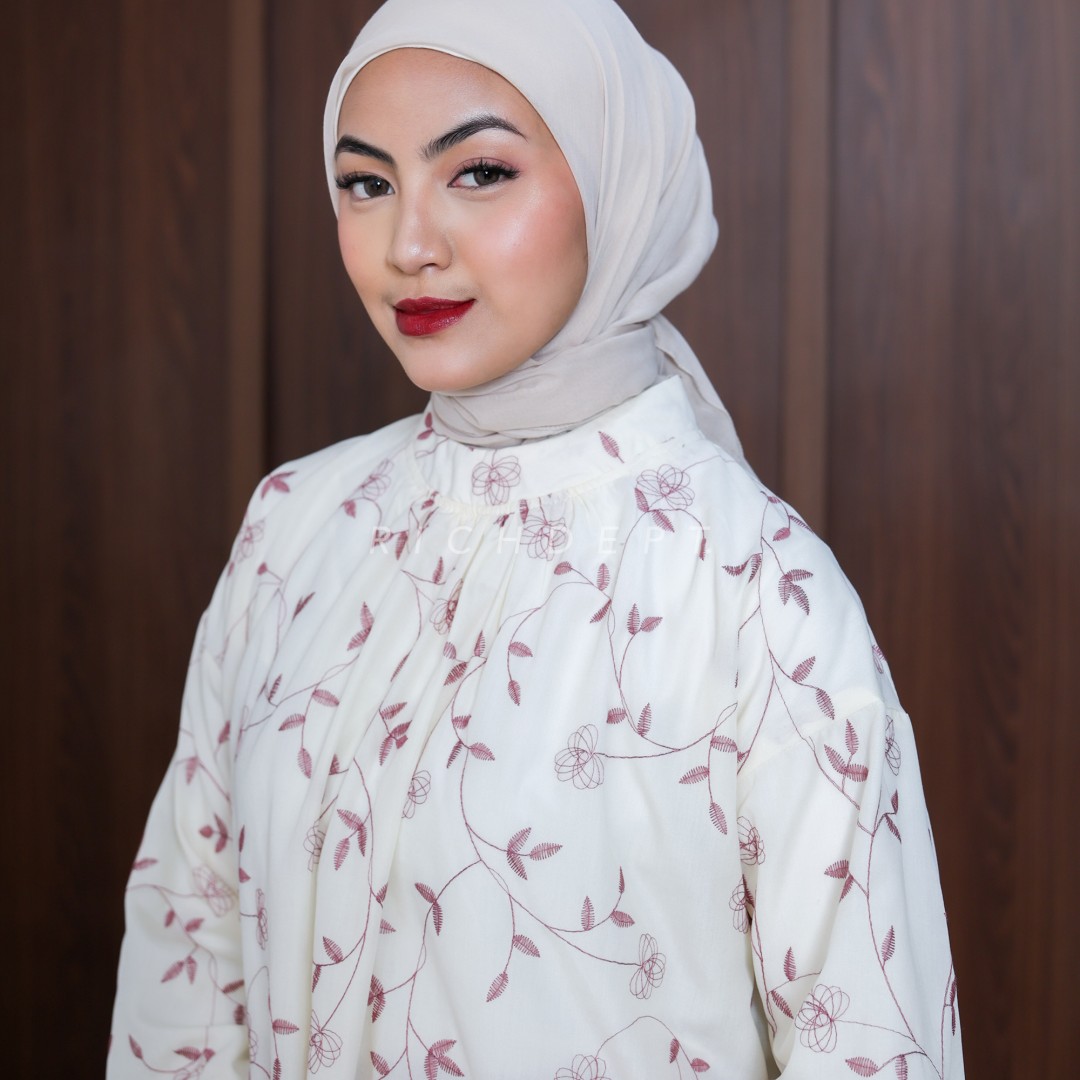 RUI SHIRT FLOWER EMBROIDERY LONG SLEEVE (ORCHID)