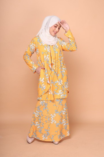 READY STOCK GLORIA RAYA GOLDEN MUSTARD MOMMY