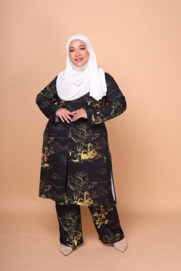 READY STOCK CASIDA BLACK MOMMY SUIT