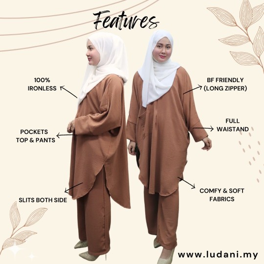 HIJRAH SET CEY BROWN