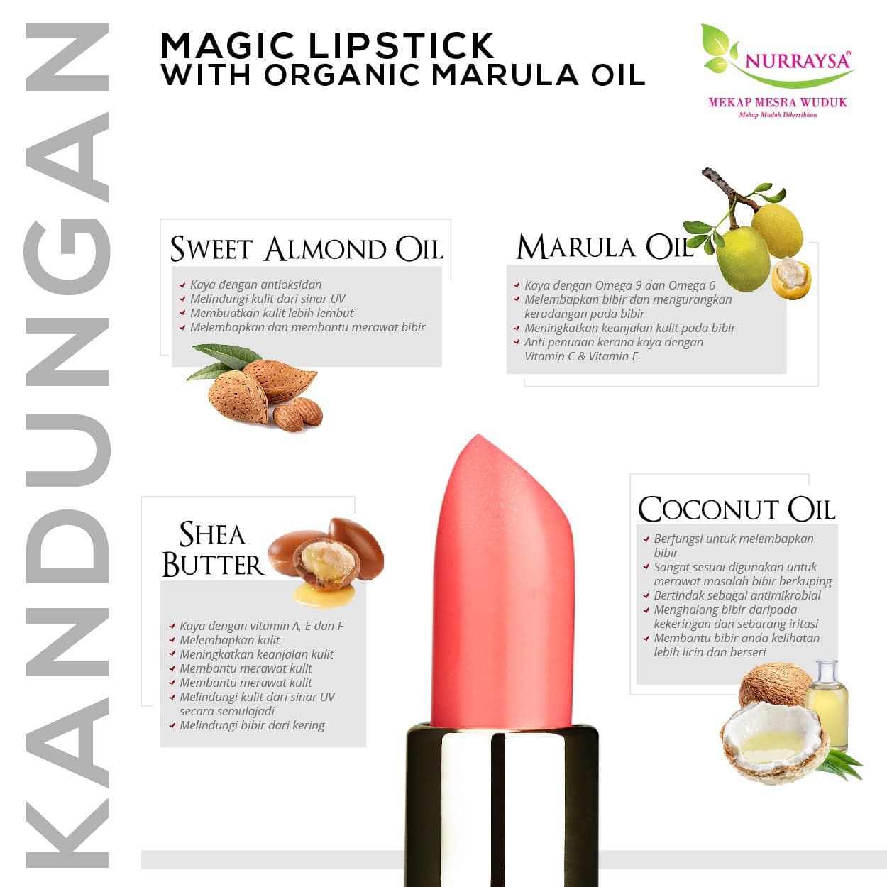 Lipstik Magik Nursaya Ii Magic Lipstick With Collagen