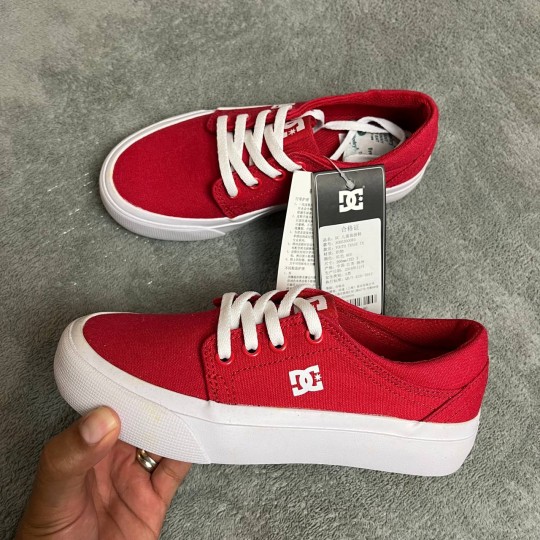 DC Kids Shoes - Red