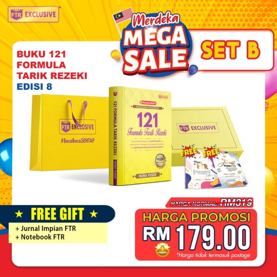 (SET B) 121 FORMULA TARIK REZEKI EDISI 8 GOLDEN MERDEKA MEGA SALE