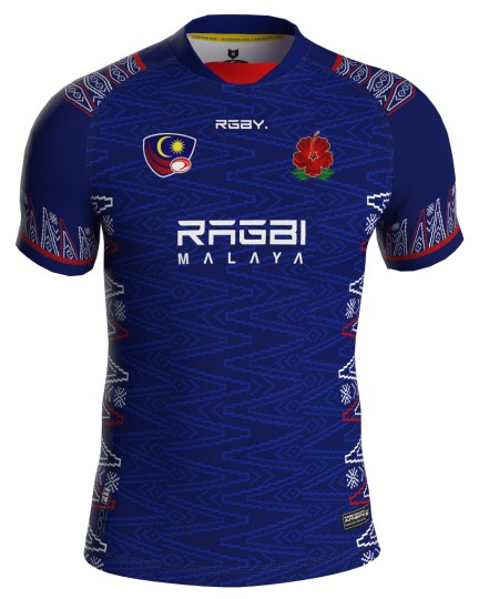 Rugby Brocade Blue