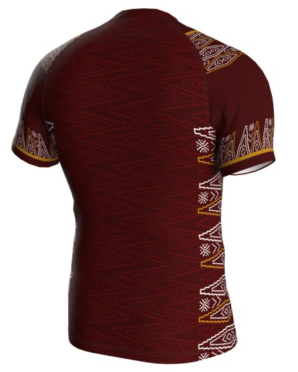 Rugby Brocade Maroon