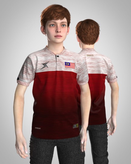 Kids Heather Red