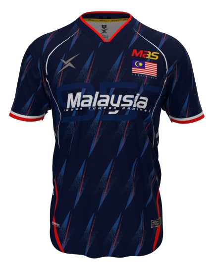 Flat V-Neck Fortis Blue