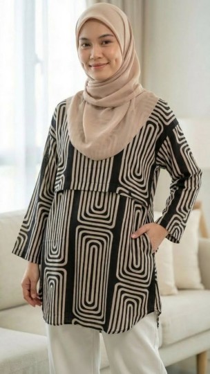 BLOUSE MELODY COTTON VISCOSE