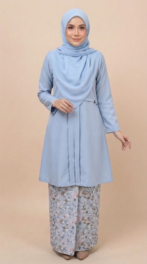 PRE-ORDER MOMMY KURUNG ANUM BABY BLUE