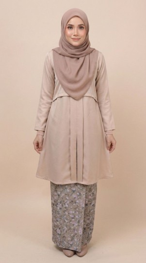 PRE-ORDER MOMMY KURUNG ANUM NUDE